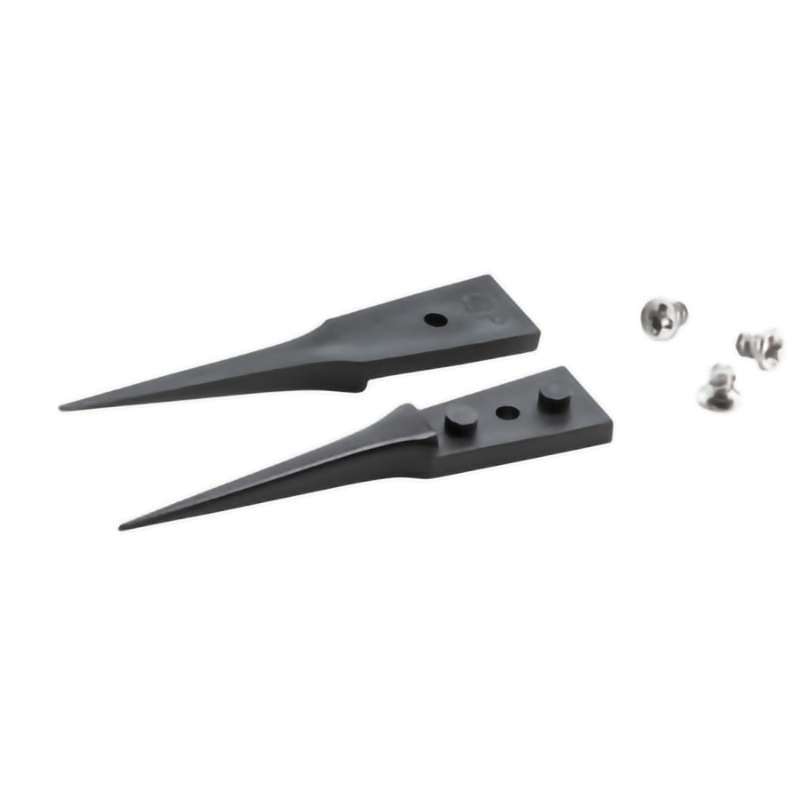 ESD Plastic Tips, Style 5, Carbon PEEK Tips for 5CPR.SA, Very Fine, 1.6"